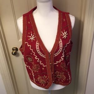Carole Little Vest NWOT